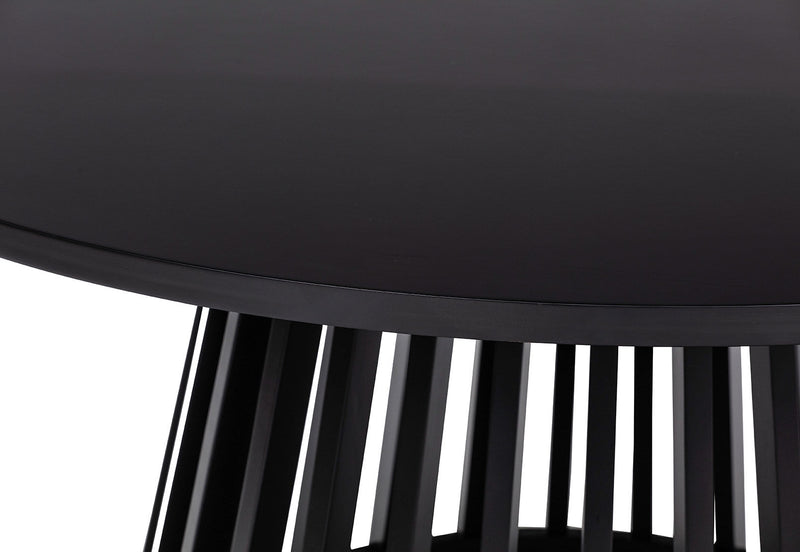 TORENTO 1500 ROUND DINING TABLE BLACK