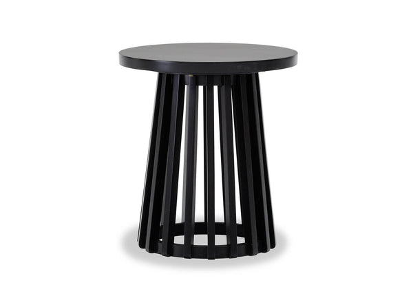 TORENTO ROUND LAMP TABLE BLACK