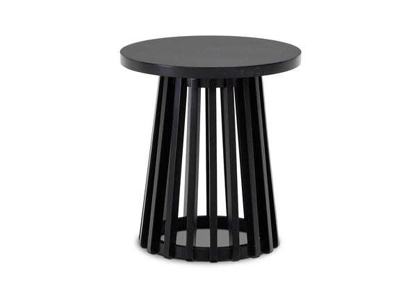 TORENTO ROUND LAMP TABLE BLACK