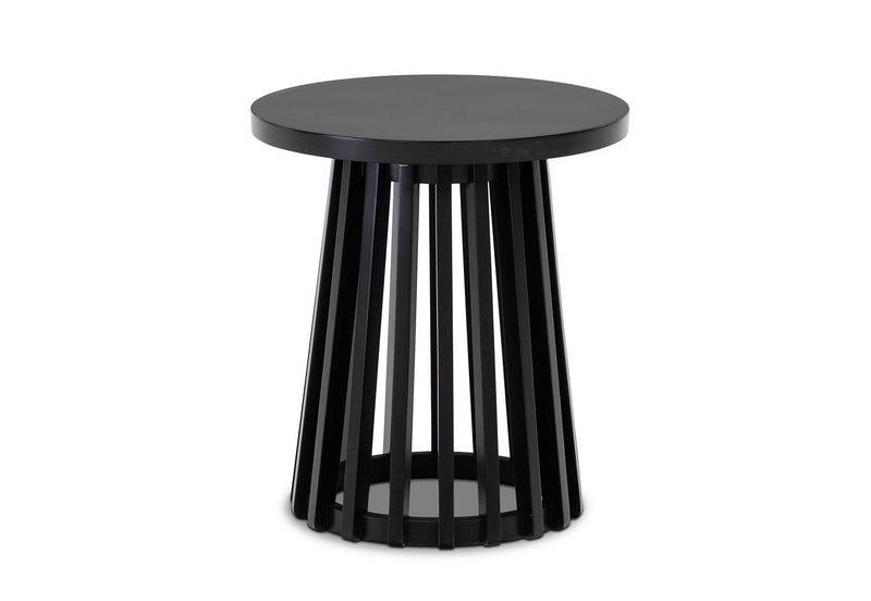 TORENTO ROUND LAMP TABLE BLACK