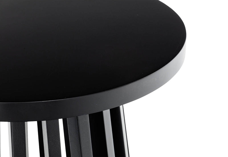 TORENTO ROUND LAMP TABLE BLACK
