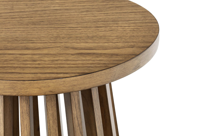 TORENTO ROUND LAMP TABLE WALNUT