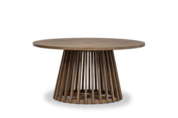 TORENTO 1500 ROUND DINING TABLE WALNUT