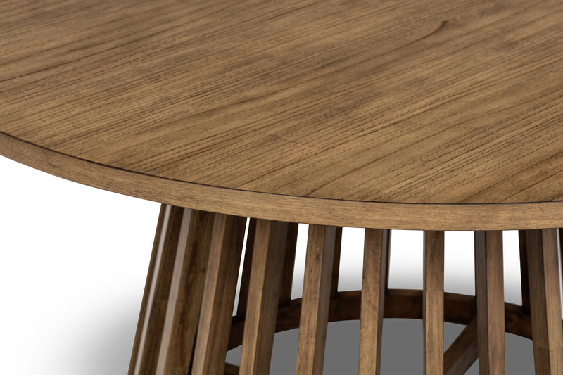 TORENTO 1500 ROUND DINING TABLE WALNUT