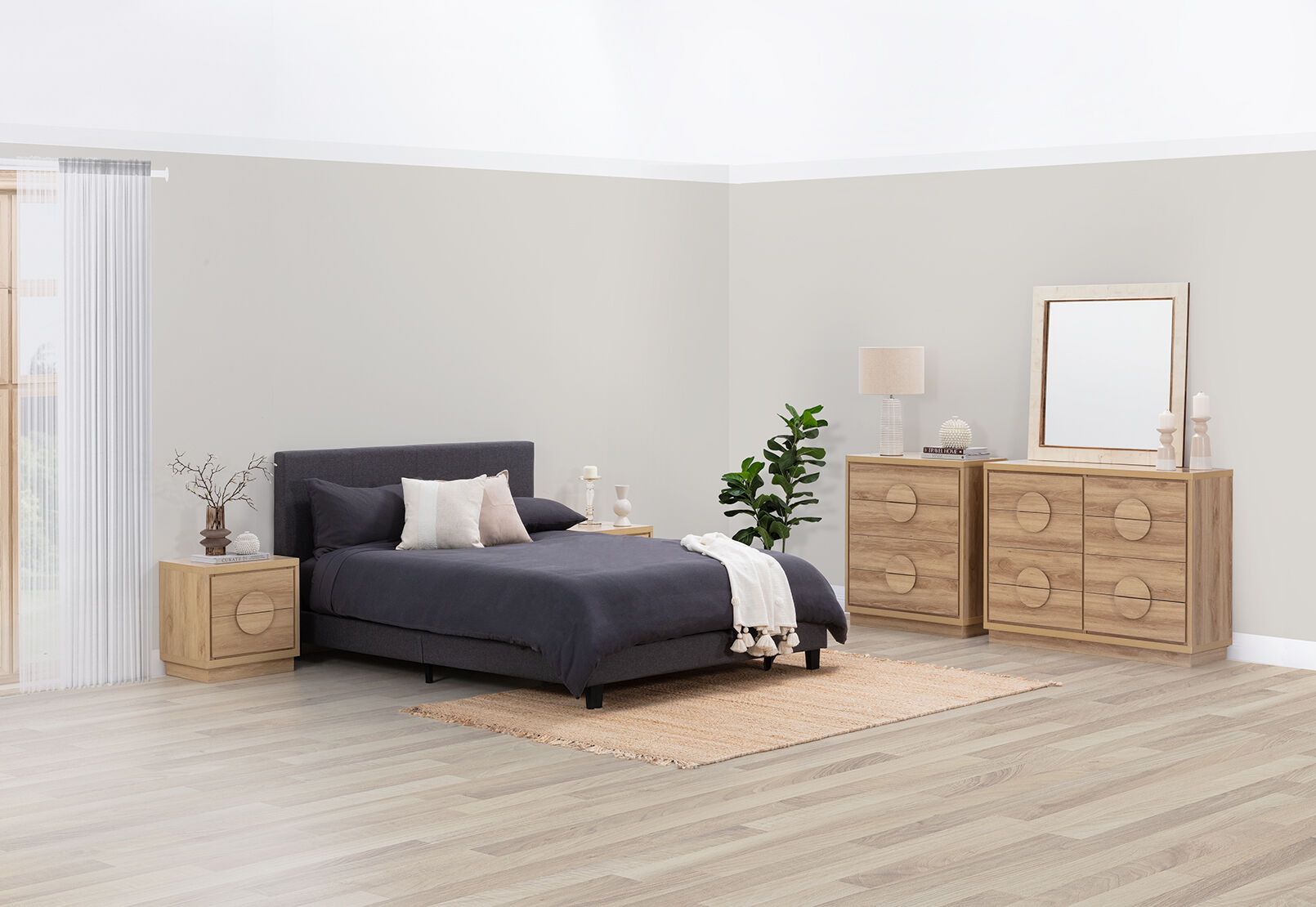 BERNAL 8 DRAWER DRESSER NATURAL