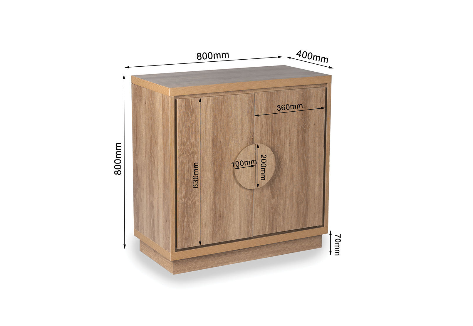 BERNAL WINE CABINET NATURAL
