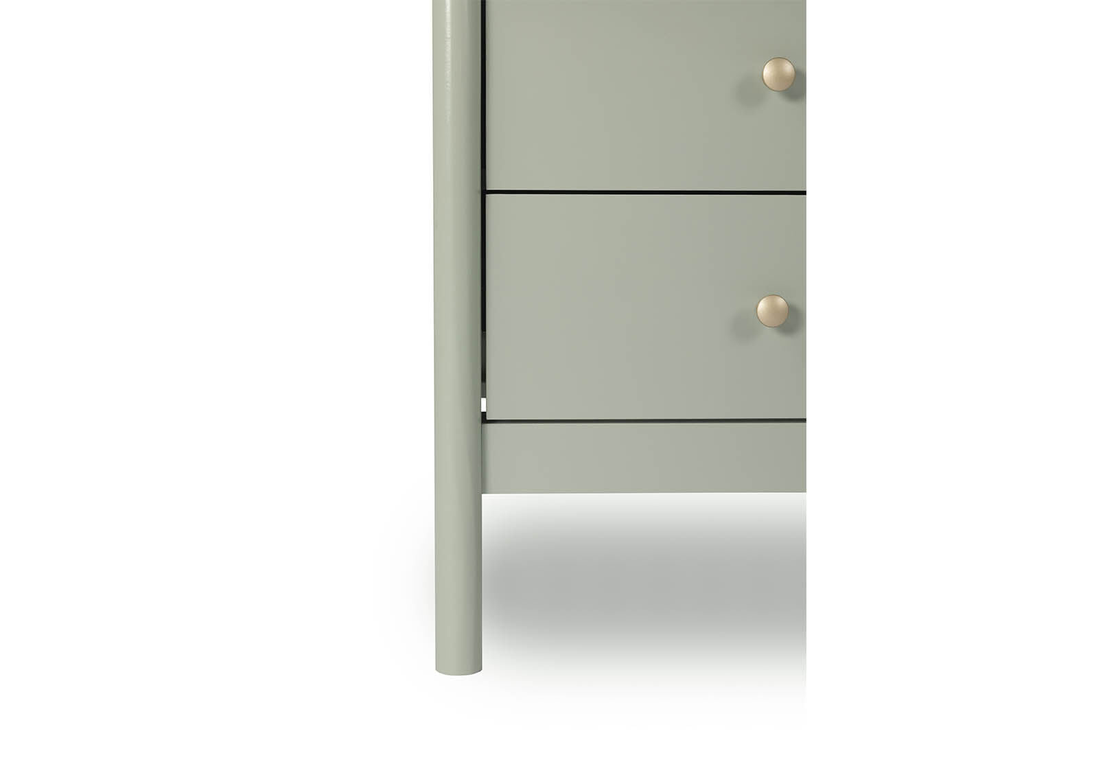 ROWLAND 2 DRAWER BEDSIDE OLIVE