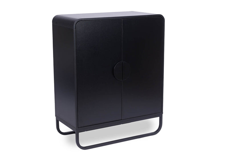 HUGHES WINE CABINET BLACK