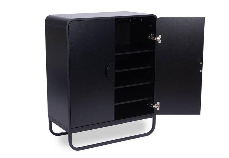 HUGHES WINE CABINET BLACK