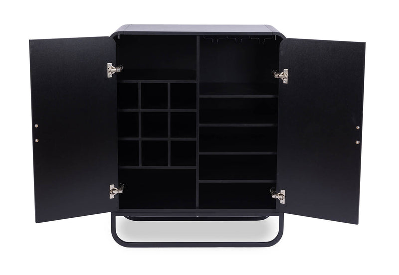 HUGHES WINE CABINET BLACK