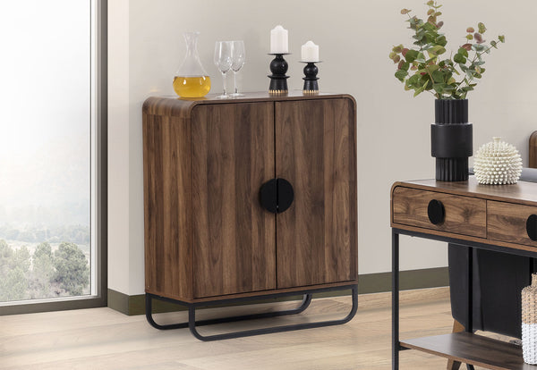 HUGHES WINE CABINET WALNUT