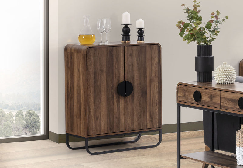 HUGHES WINE CABINET WALNUT