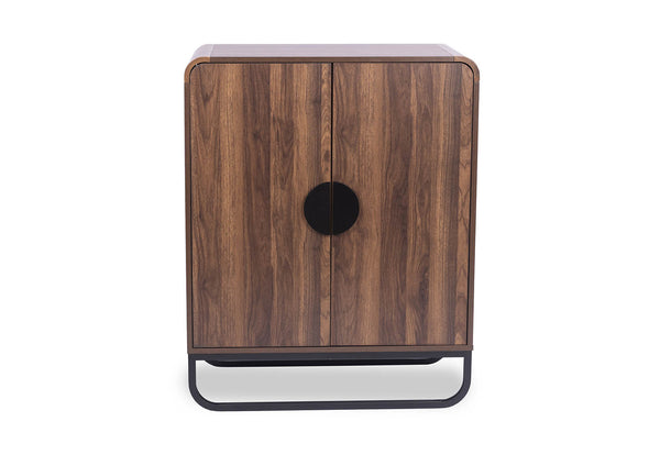 HUGHES WINE CABINET WALNUT