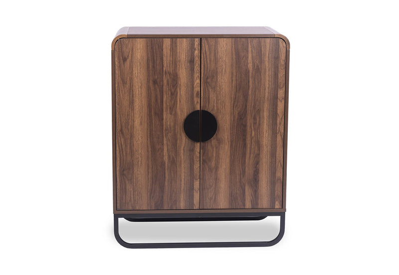 HUGHES WINE CABINET WALNUT