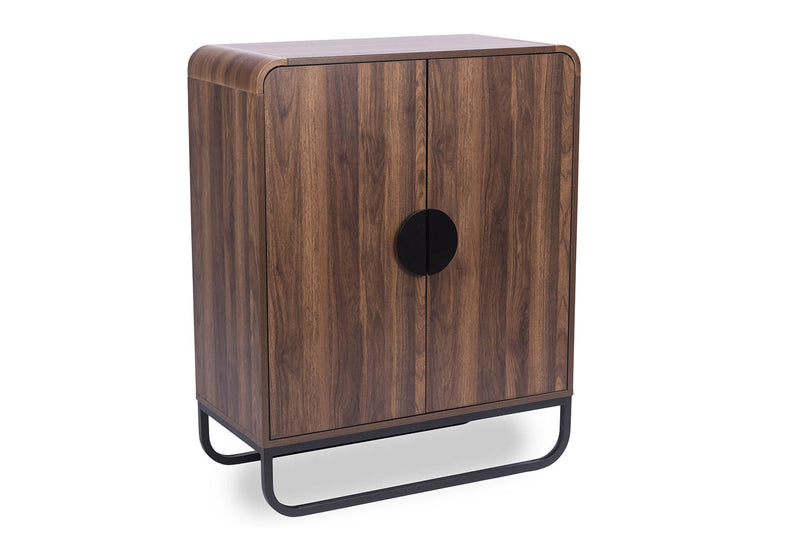 HUGHES WINE CABINET WALNUT