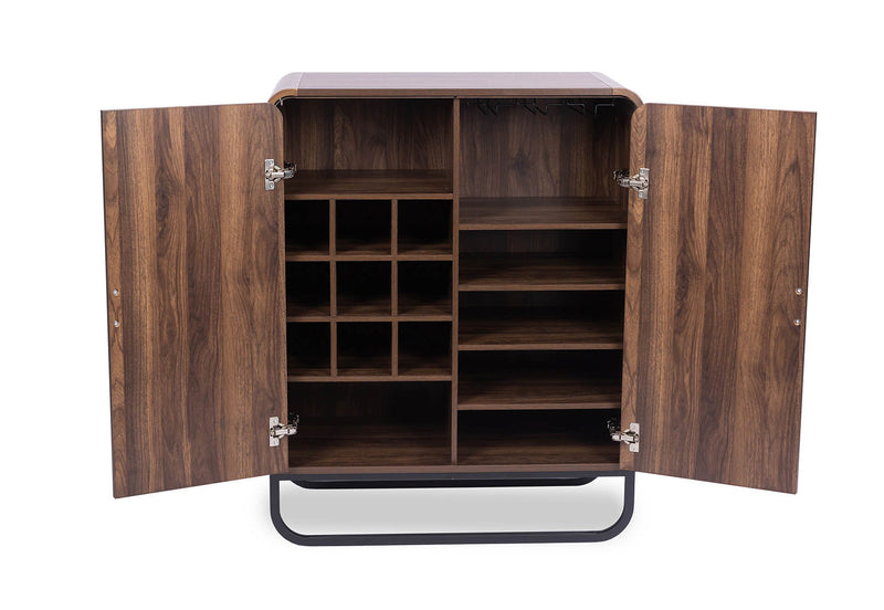 HUGHES WINE CABINET WALNUT