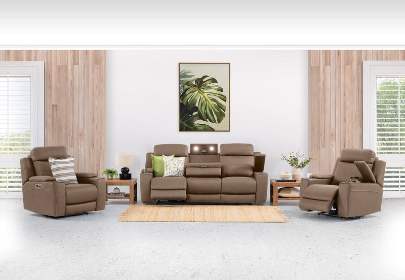 ALEXIOS ELECTRIC RECLINER STONE