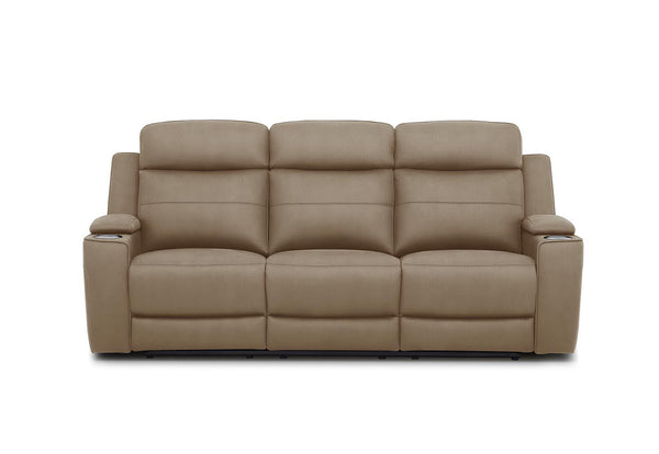 ALEXIOS 3 SEATER WITH ELECTRIC RECLINER STONE