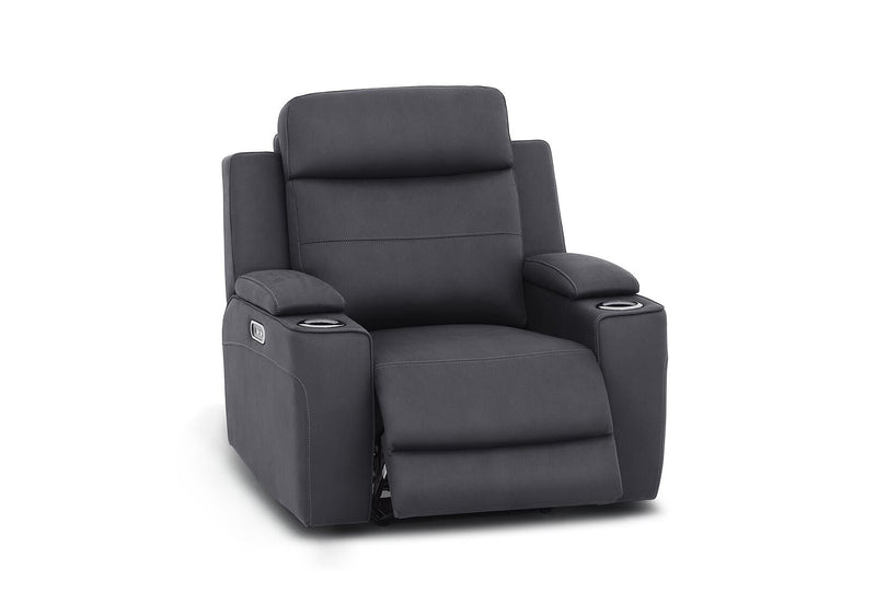ALEXIOS ELECTRIC RECLINER CHARCOAL