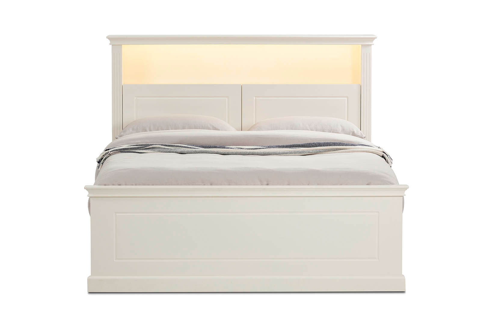 KULA QUEEN BED WHITE