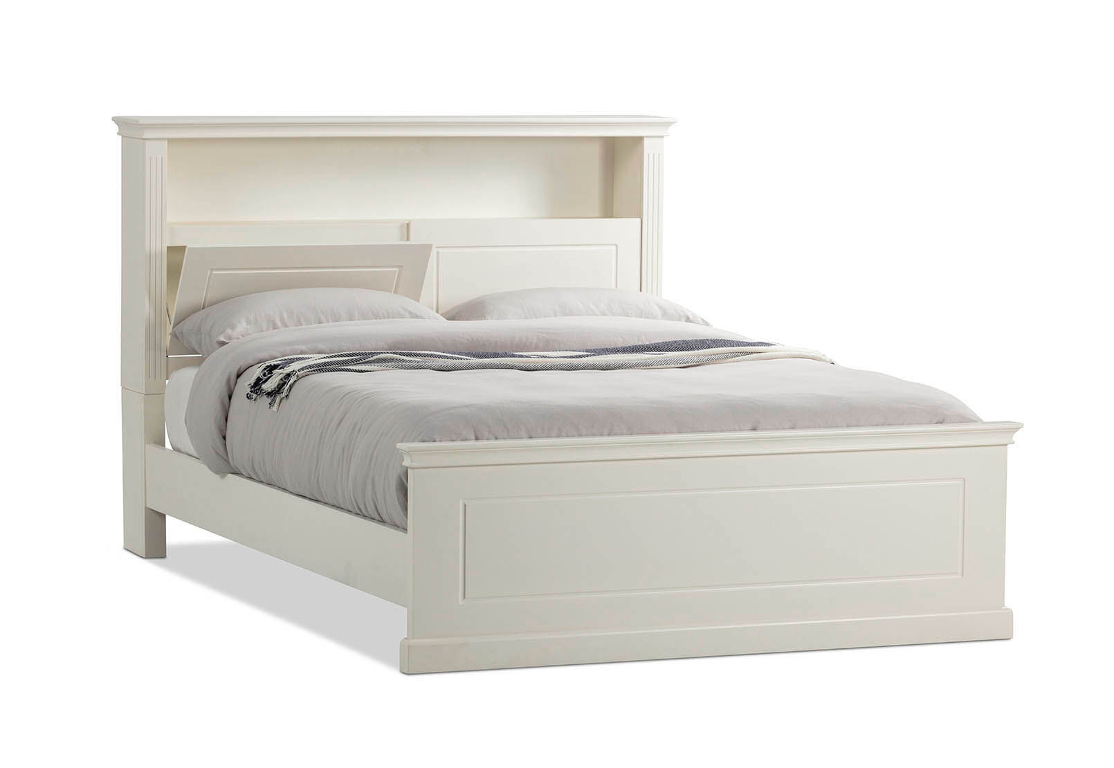 KULA QUEEN BED WHITE