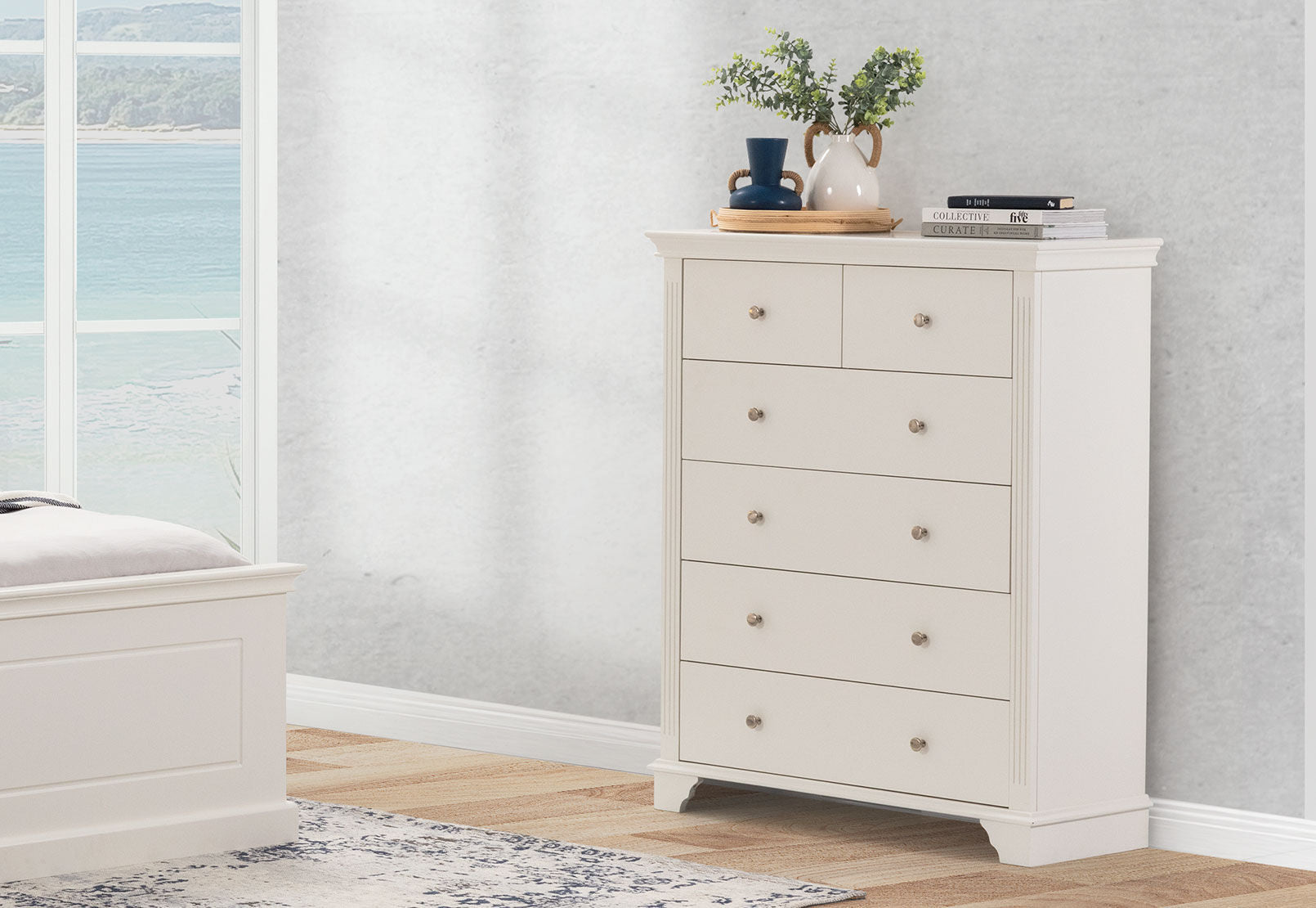 KULA TALL CHEST WHITE