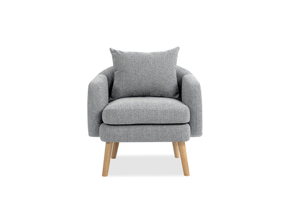 GALICIA ACCENT CHAIR DARK GREY