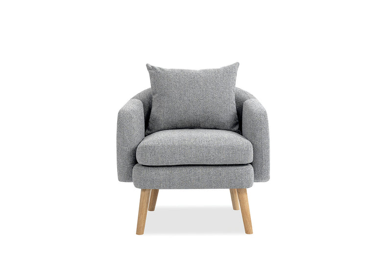 GALICIA ACCENT CHAIR DARK GREY