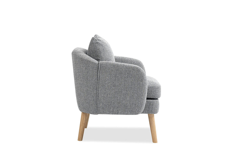 GALICIA ACCENT CHAIR DARK GREY