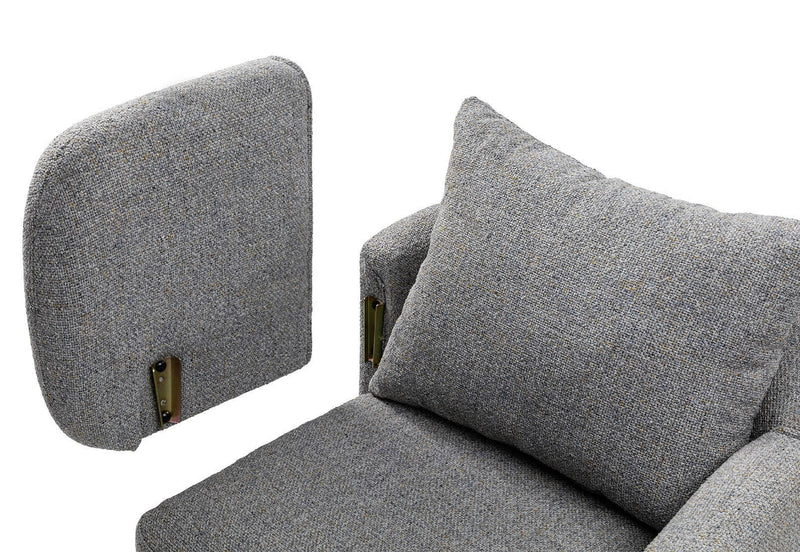 GALICIA ACCENT CHAIR DARK GREY