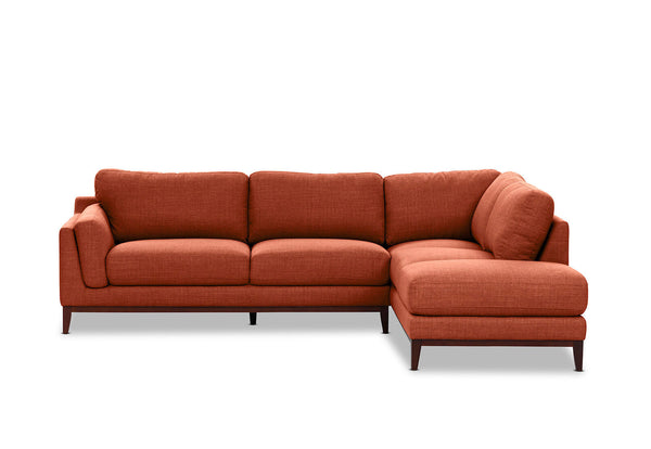 LAURIE CORNER RHF CHAISE RUST