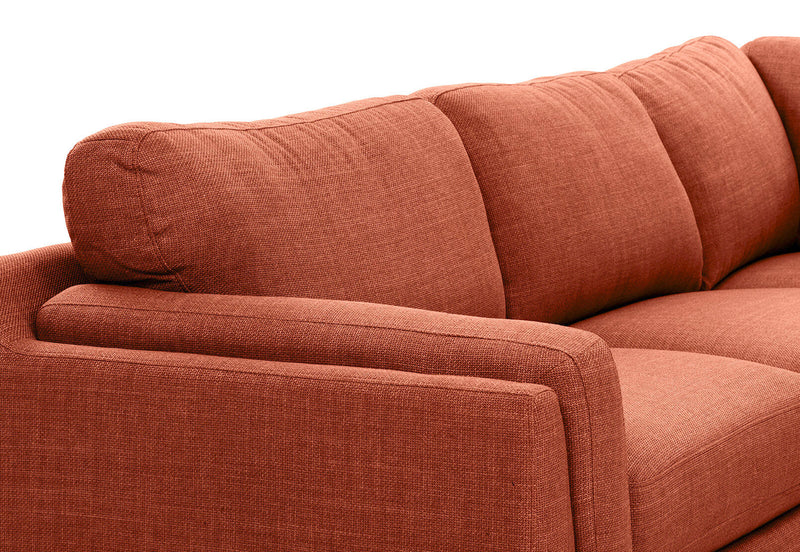 LAURIE CORNER RHF CHAISE RUST