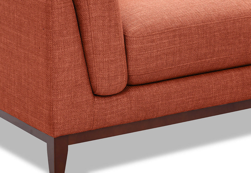 LAURIE CORNER RHF CHAISE RUST