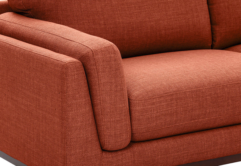 LAURIE CORNER RHF CHAISE RUST