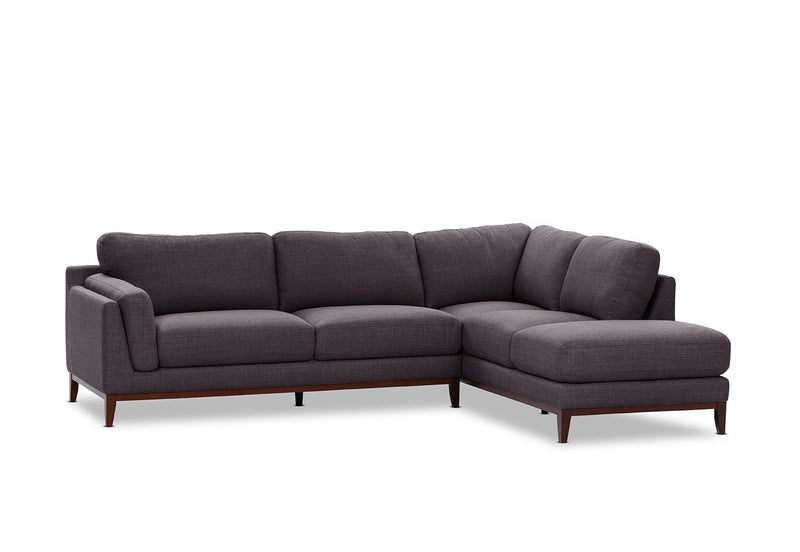 LAURIE CORNER RHF CHAISE DARK GREY