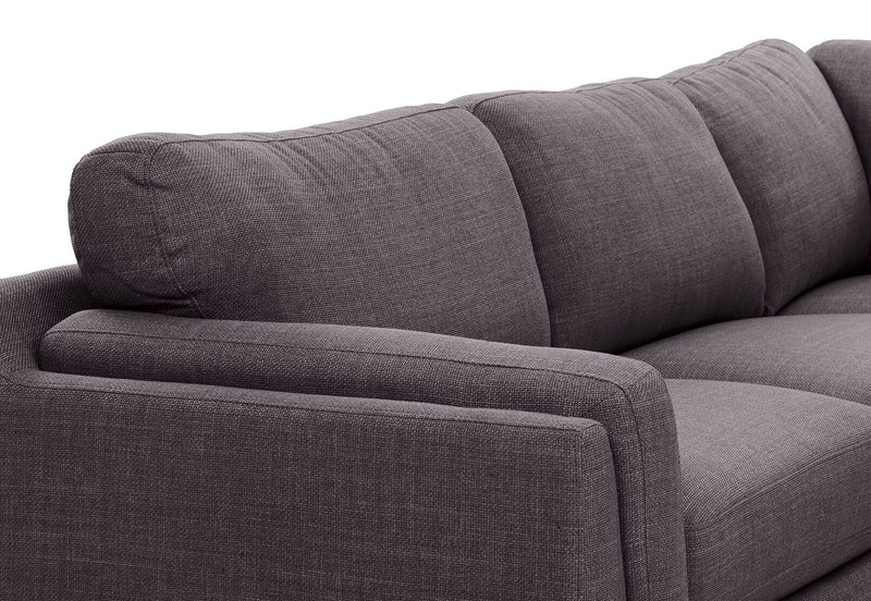 LAURIE CORNER RHF CHAISE DARK GREY