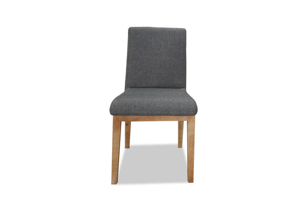 ABBOT SET OF 2 DINING CHAIRS 	CHARCOAL