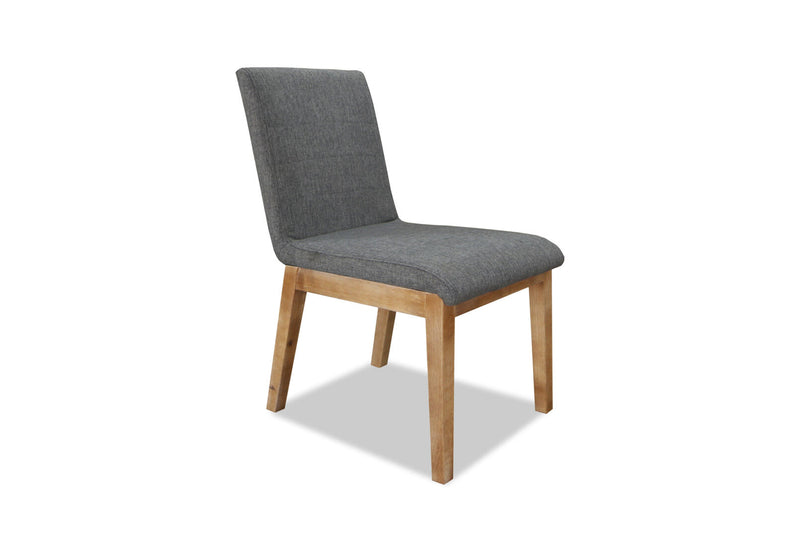 ABBOT SET OF 2 DINING CHAIRS 	CHARCOAL