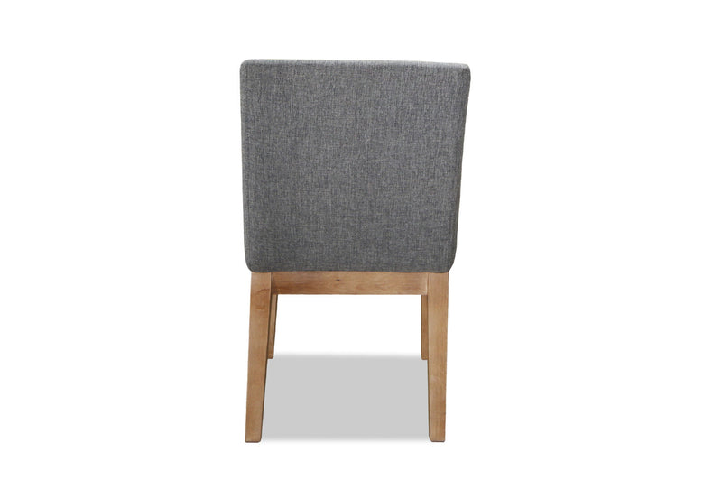 ABBOT SET OF 2 DINING CHAIRS 	CHARCOAL