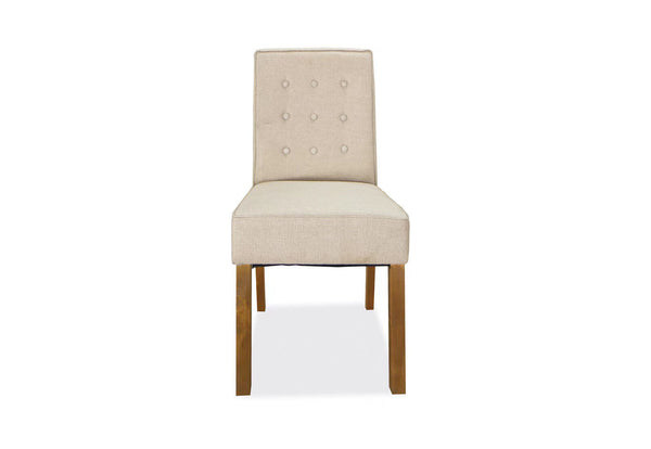 CABRERA SET OF 2 DINING CHAIRS 	BEIGE