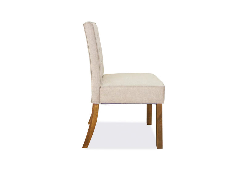 CABRERA SET OF 2 DINING CHAIRS 	BEIGE