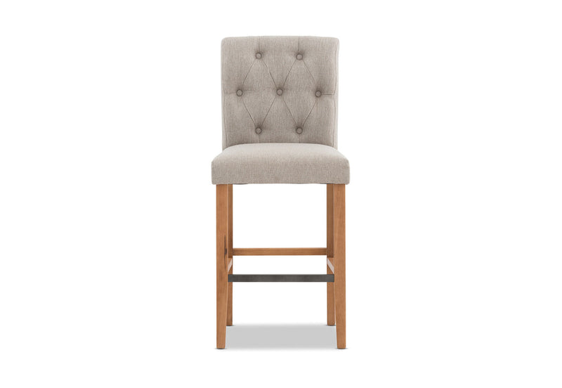 EDWARDS SET OF 2 STOOLS 	TAUPE
