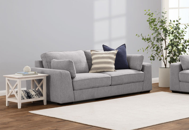 CIARA 3 SEATER SOFA DARK GREY
