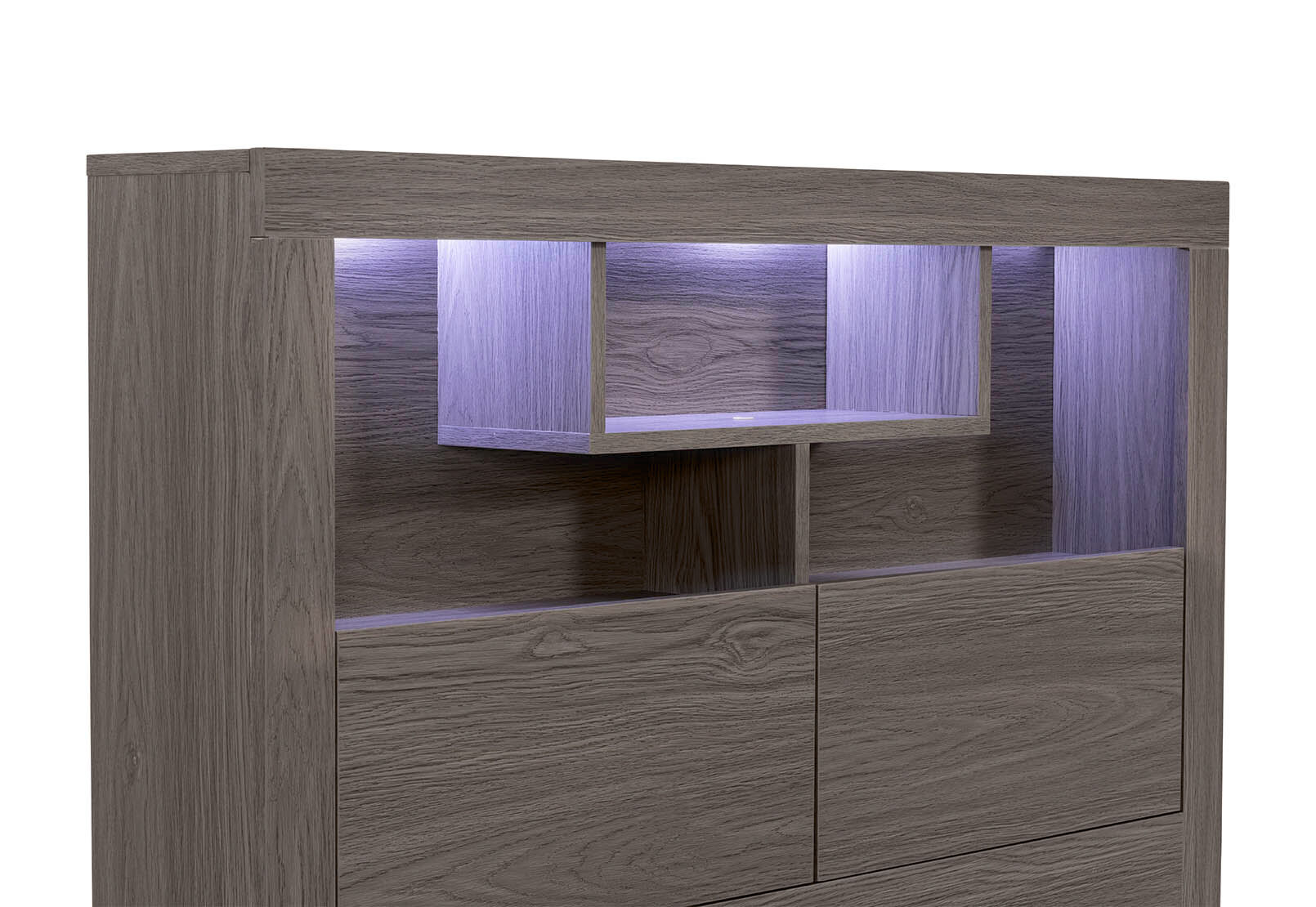 GEOVANA KING SINGLE BED GREY