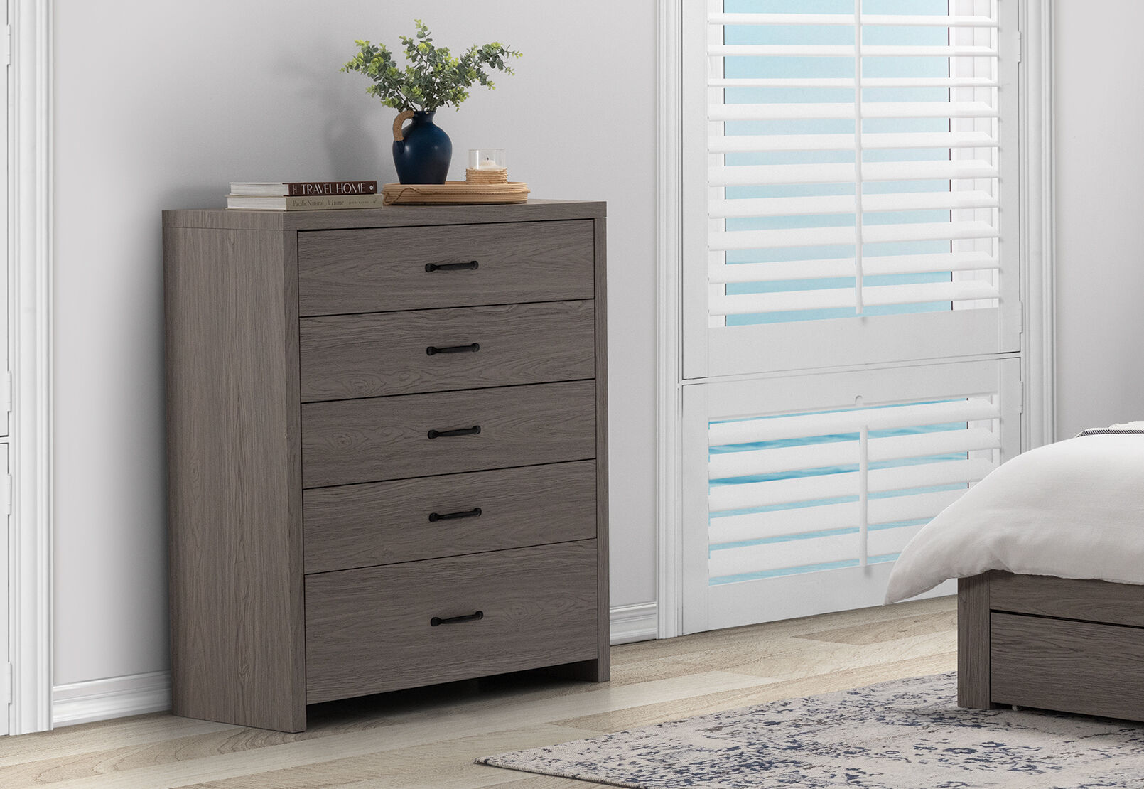 GEOVANA TALL CHEST GREY