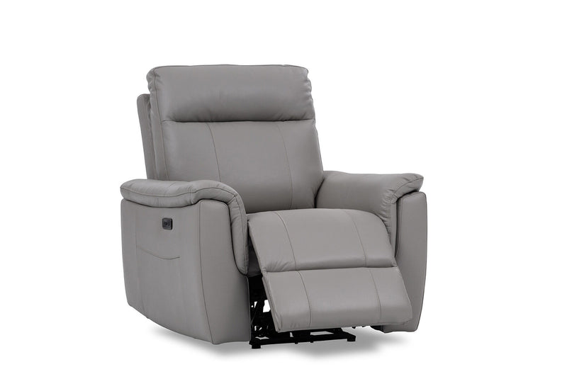 JAKOB ELECTRIC RECLINER LIGHT GREY