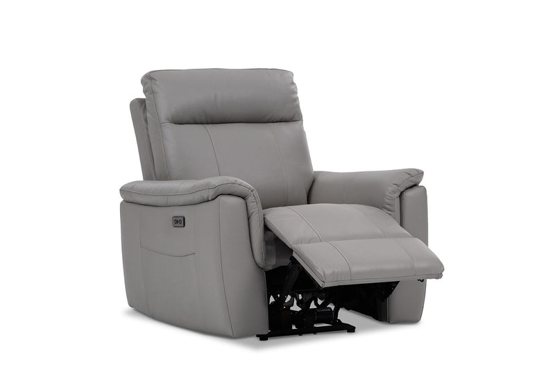 JAKOB ELECTRIC RECLINER LIGHT GREY