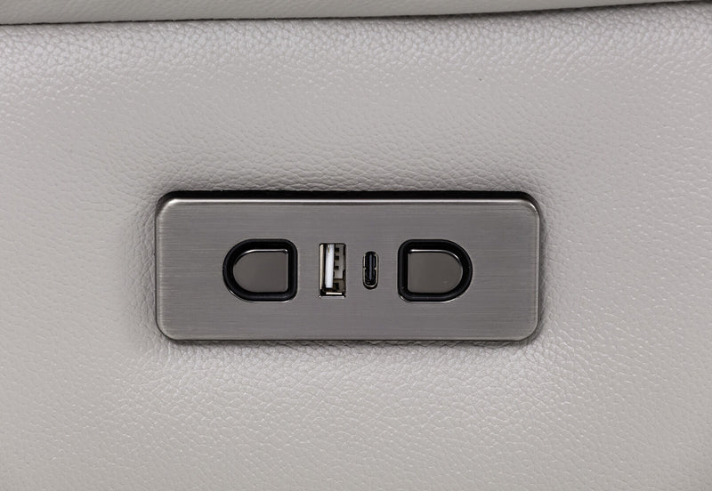 JAKOB ELECTRIC RECLINER LIGHT GREY