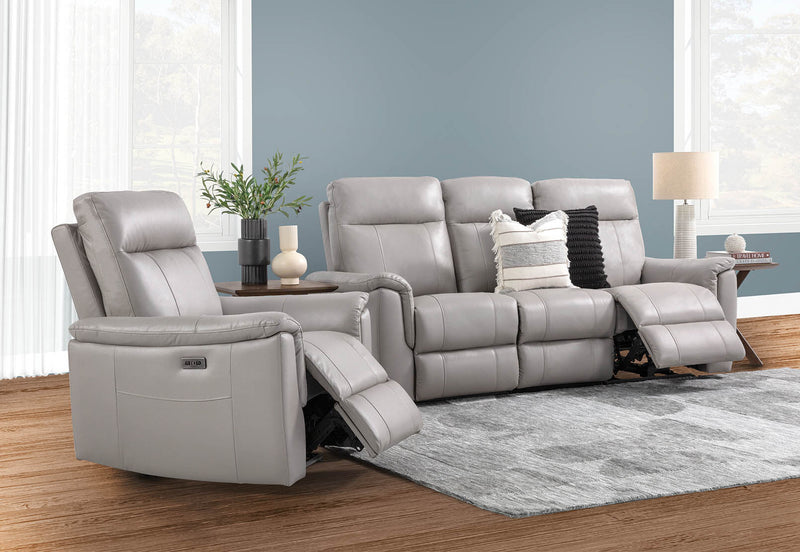 JAKOB ELECTRIC RECLINER LIGHT GREY