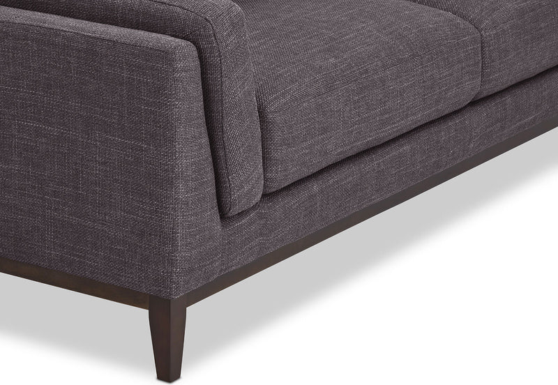 LAURIE 2.5 SEATER DARK GREY